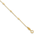 10K Polished Cube Stations Bracelet