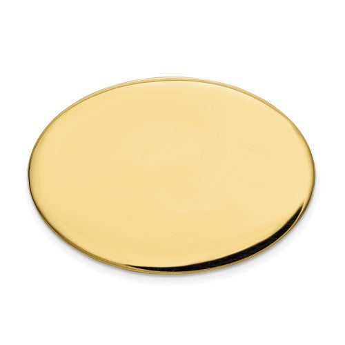 10K Men's Oval Tie Tac