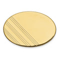 10k Men's Oval w/Line Design Tie Tac