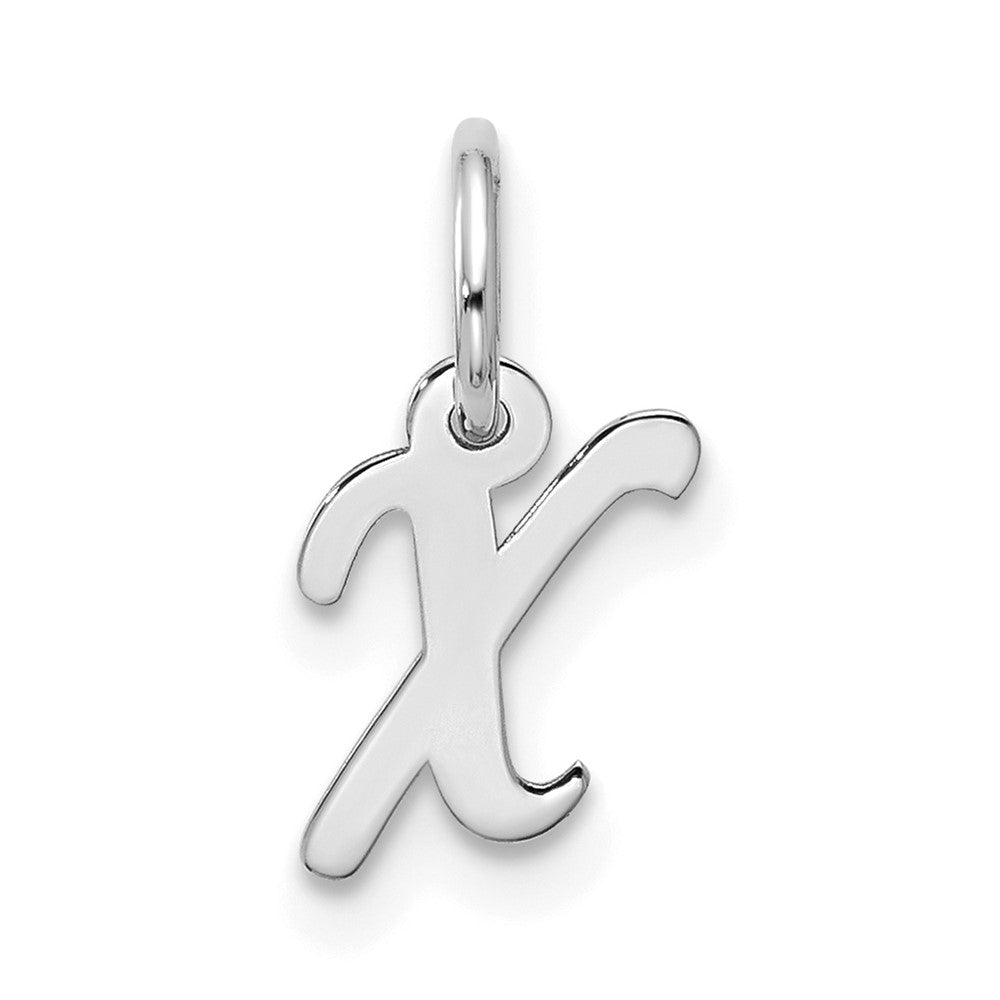 10kw Small Script Initial X Charm