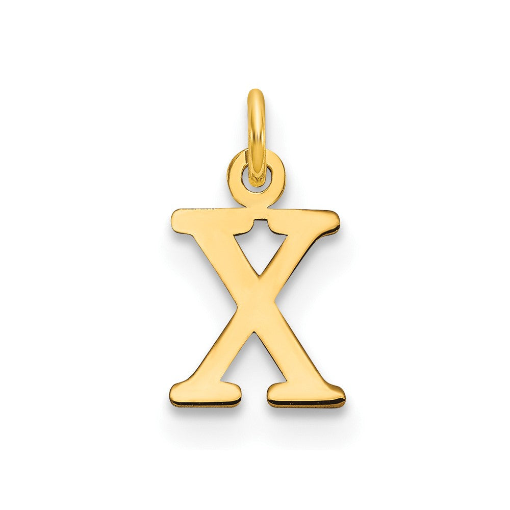 10ky Cutout Letter X Initial Charm