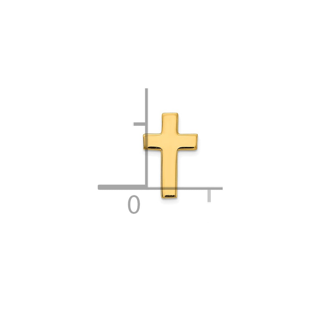 10k Cross with 14k Tie Tac Post