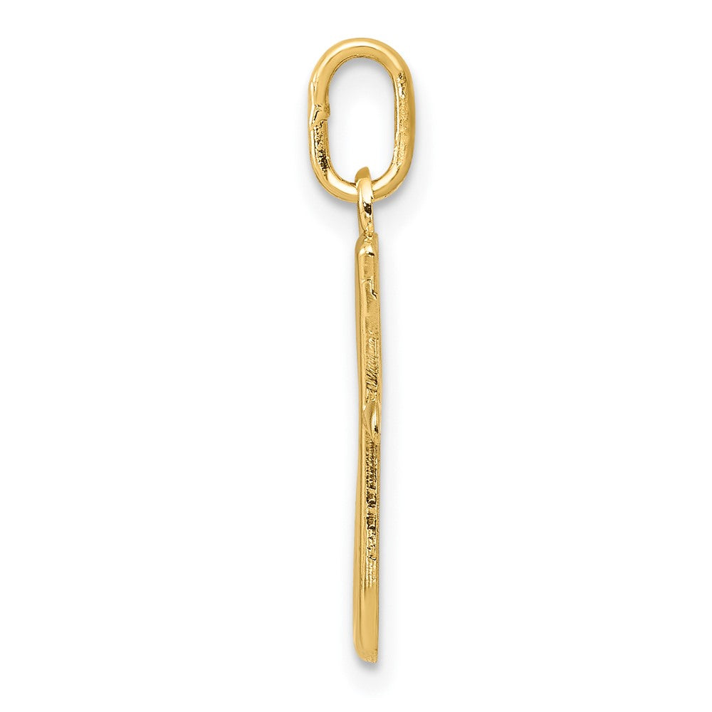 10k Yellow Gold Letter g Initial Charm