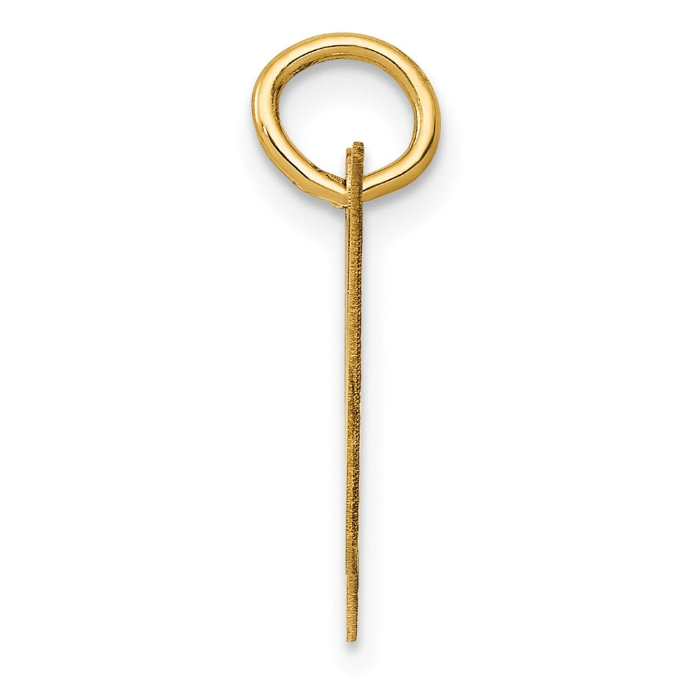 10K Medium Fancy Script Initial H Charm