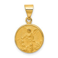 18k Guardian Angel Medal Pendant