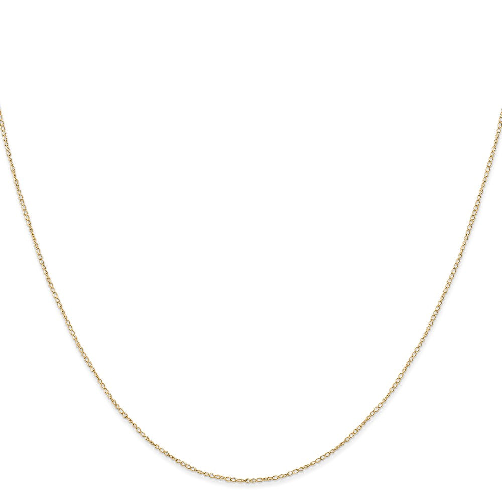 14k .42 mm Carded Curb Chain