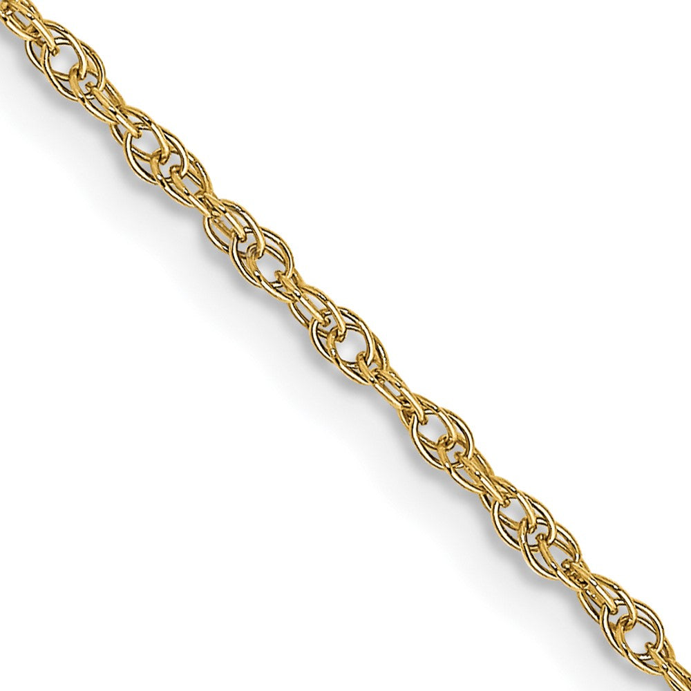 14K 1.15mmCarded Cable Rope Chain