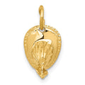 14k  3D Fireman's Hat Charm