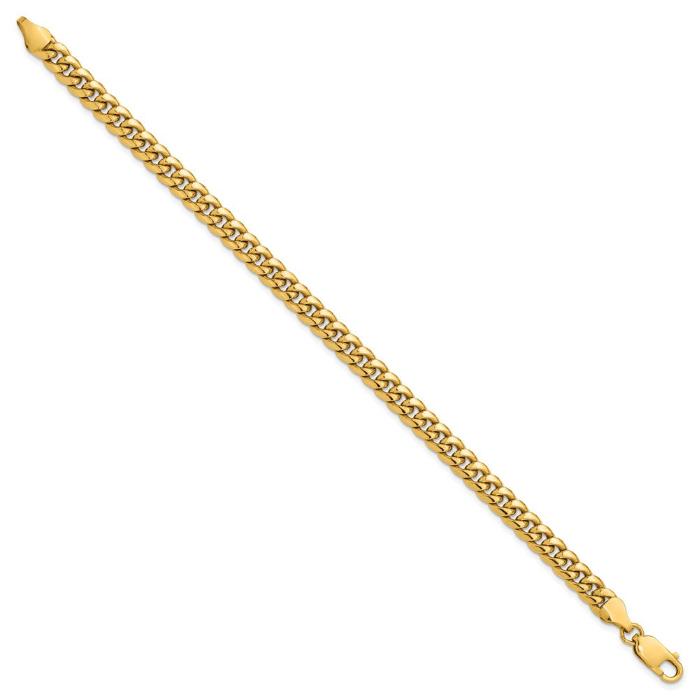 14k 6mm Semi-Solid Miami Cuban Chain