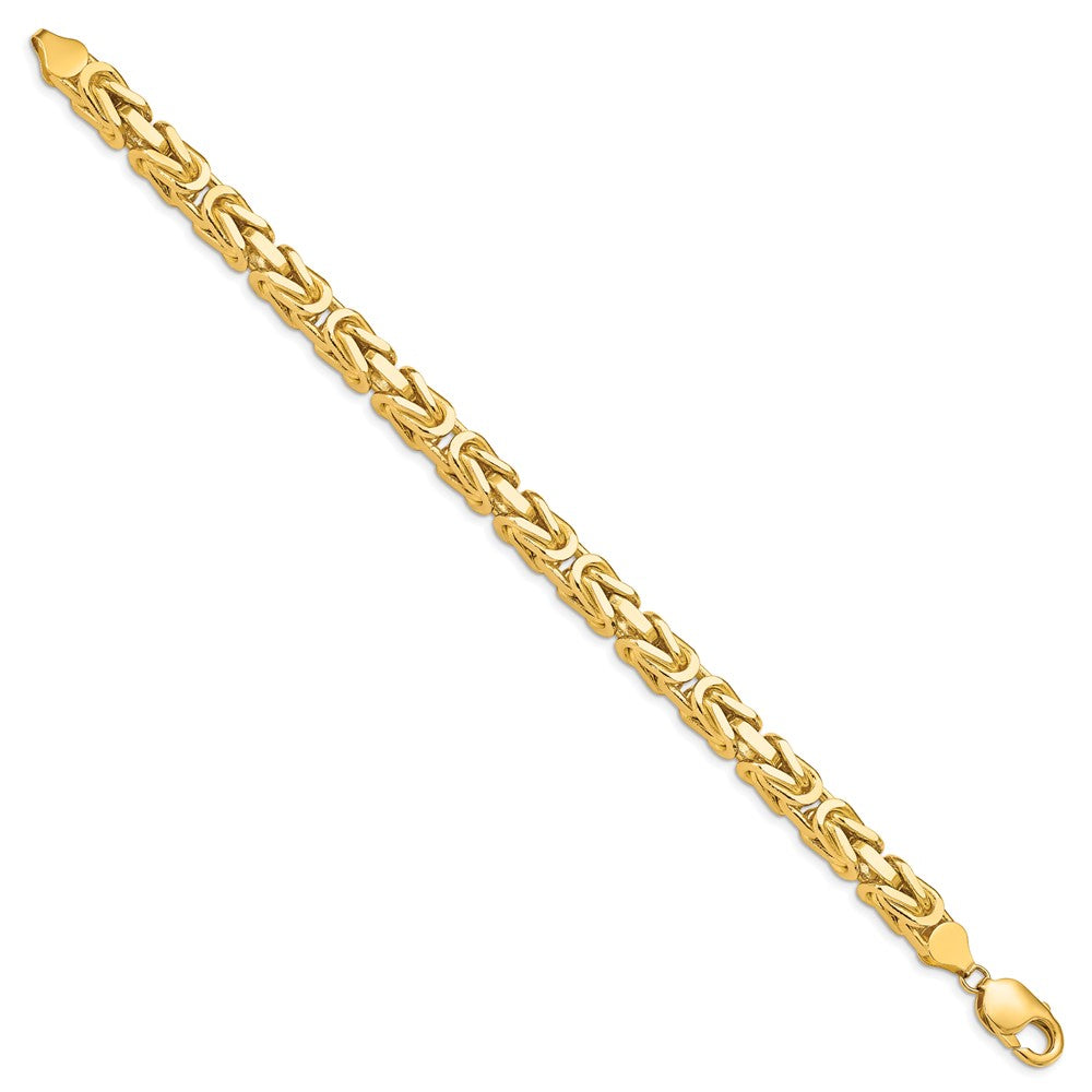 14k 6.5mm Byzantine Chain