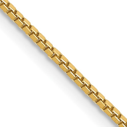 14k 1mm Box Chain