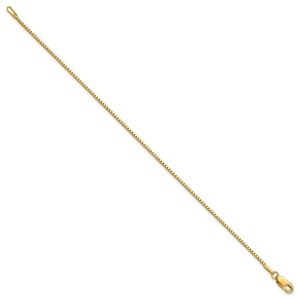 14k 1.3mm Box Chain