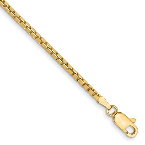 14k 1.9mm Box Chain