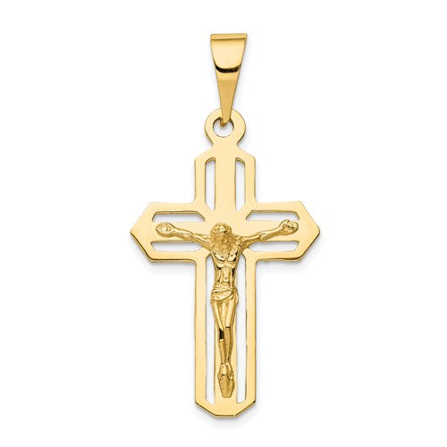 14k Polished Crucifix Pendant