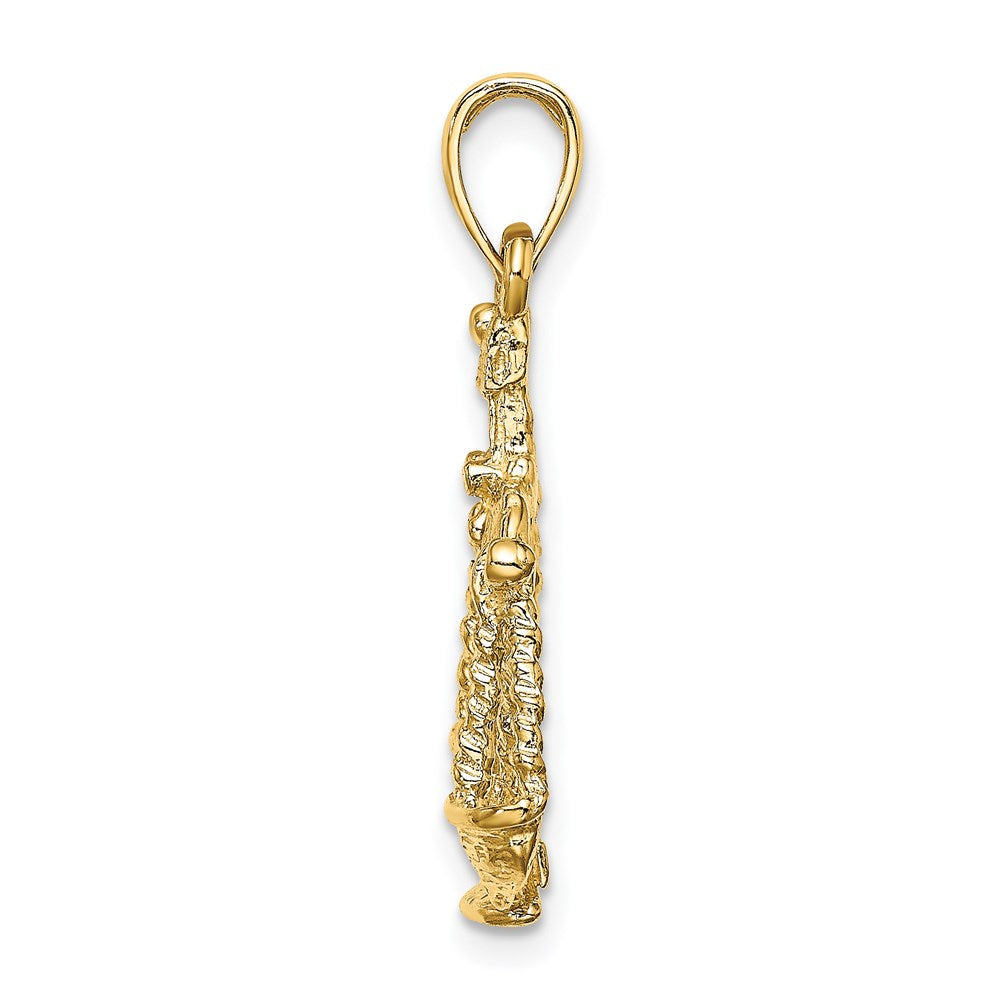 14k Large Libra Zodiac Charm