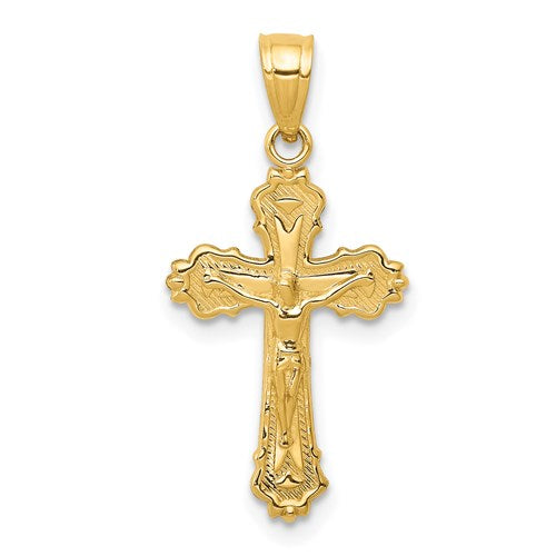 14k Small Crucifix Charm