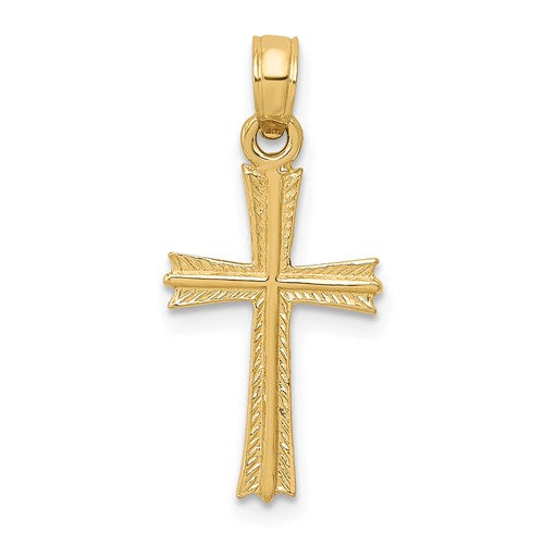 14K Cross Pendant