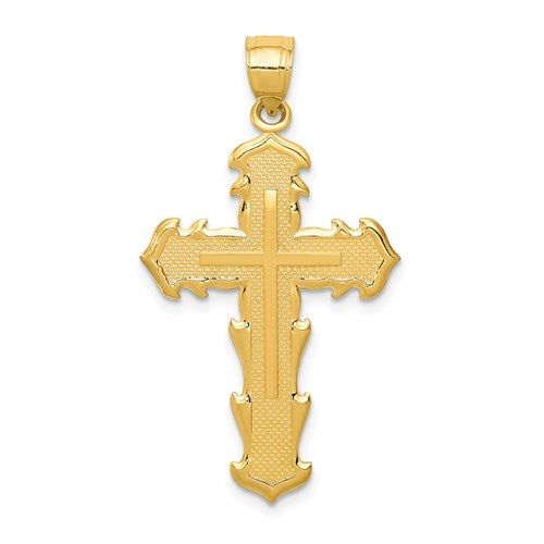 14k Passion Cross Pendant