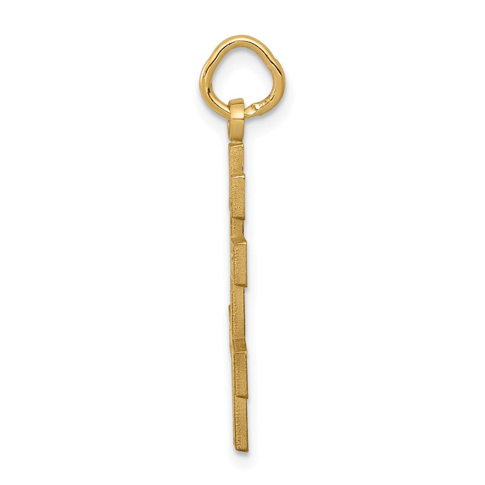 14k Eastern Orthodox Cross Charm