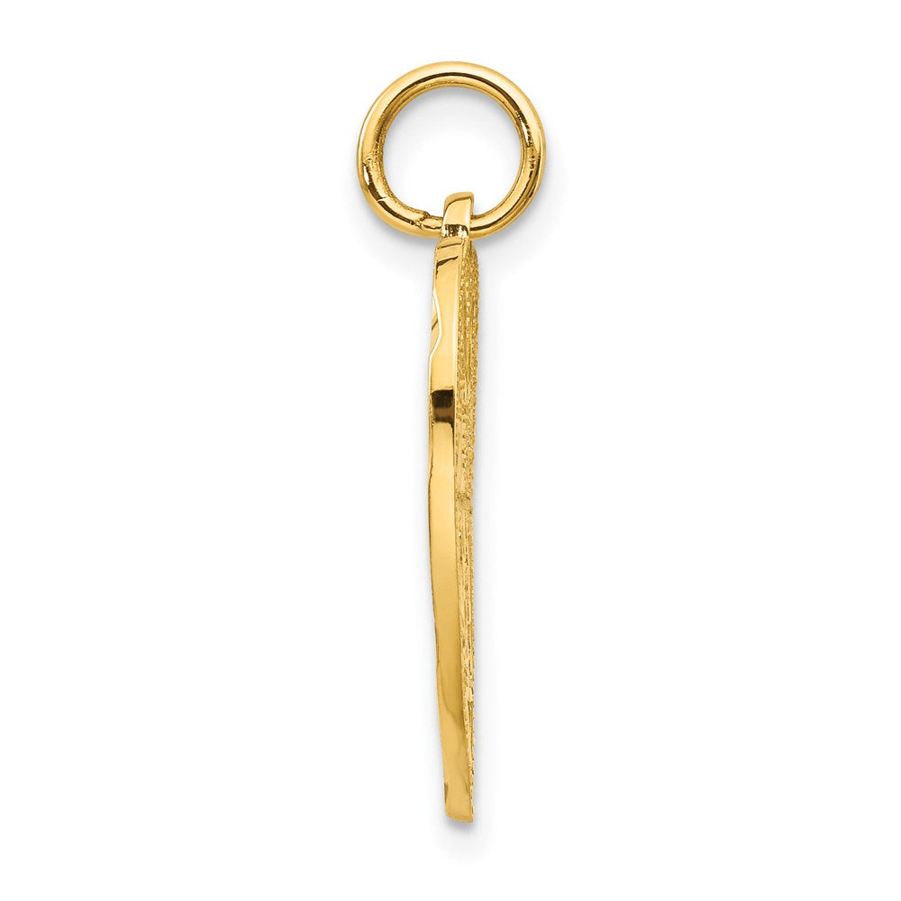 14k SWEET 16 in A Heart Charm