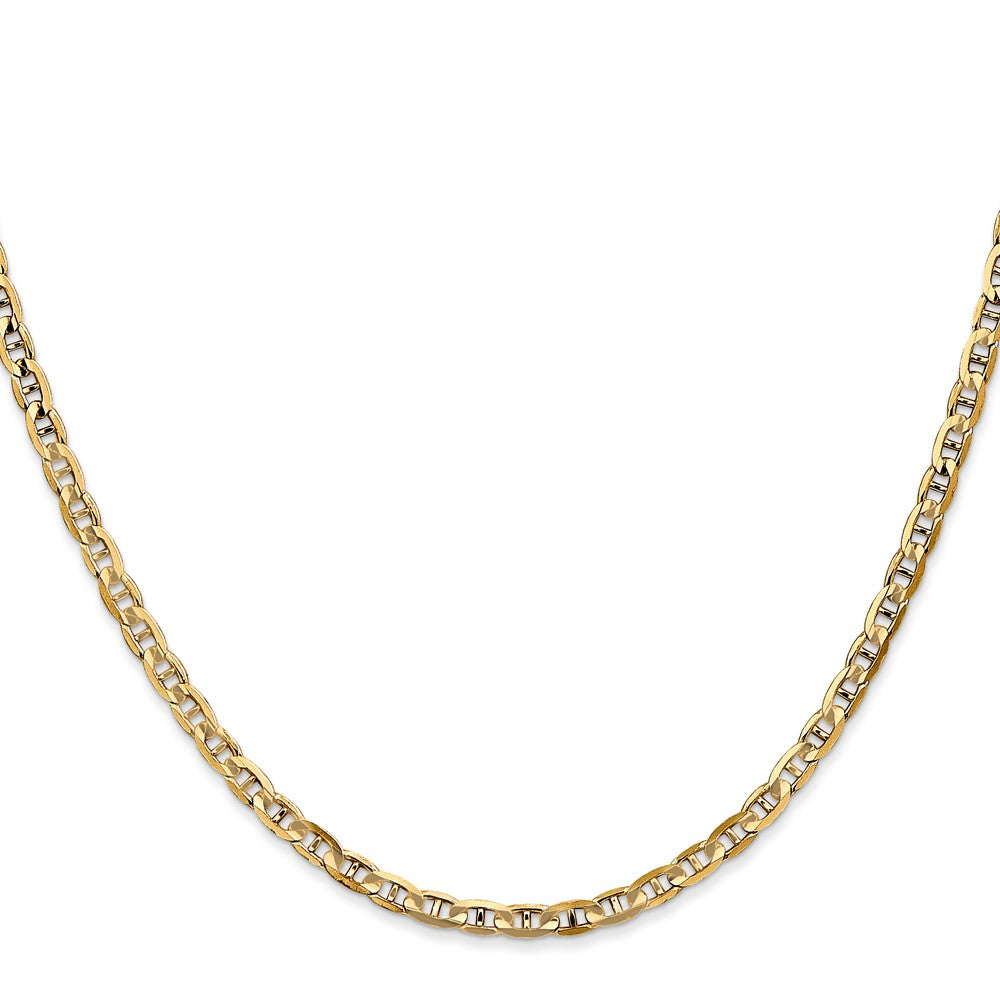 14k 3mm Concave Anchor Chain
