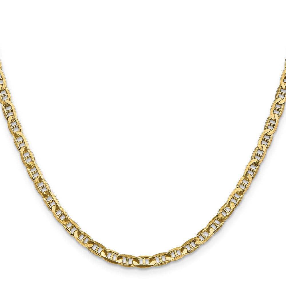 14k 3.75mm Concave Anchor Chain