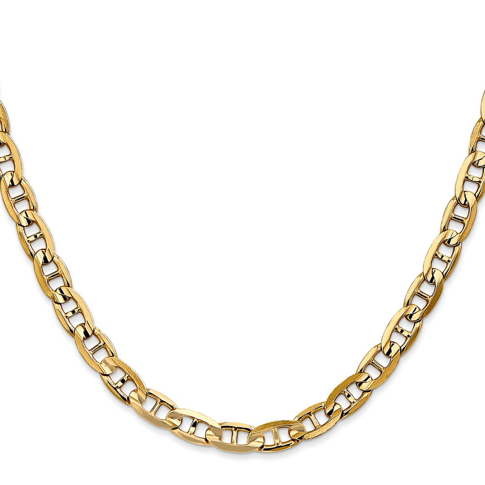 14k 5.25mm Concave Anchor Chain