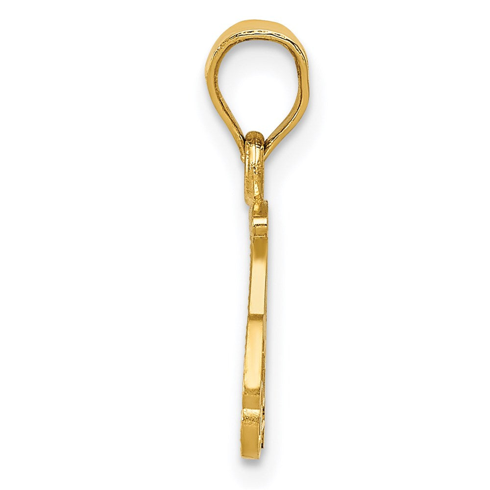 14k Golf Cart Charm
