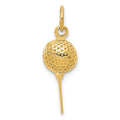 14k Golf Ball Charm