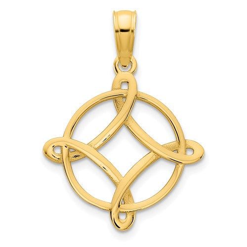 14ky Fancy Design Pendant