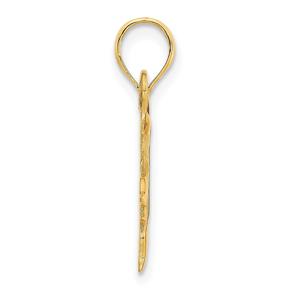 14k Epoxy I LOVE MY SUNSHINE Sun Pendant