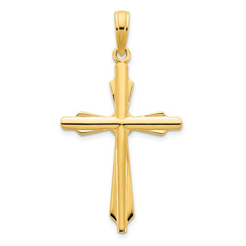 14ky Fancy Cross Pendant
