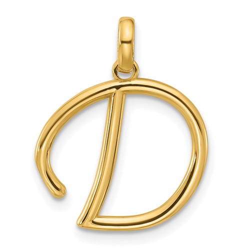 14ky Fancy Letter D
