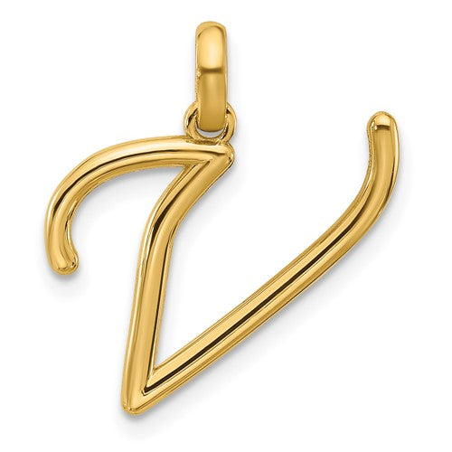 14ky Fancy Letter V
