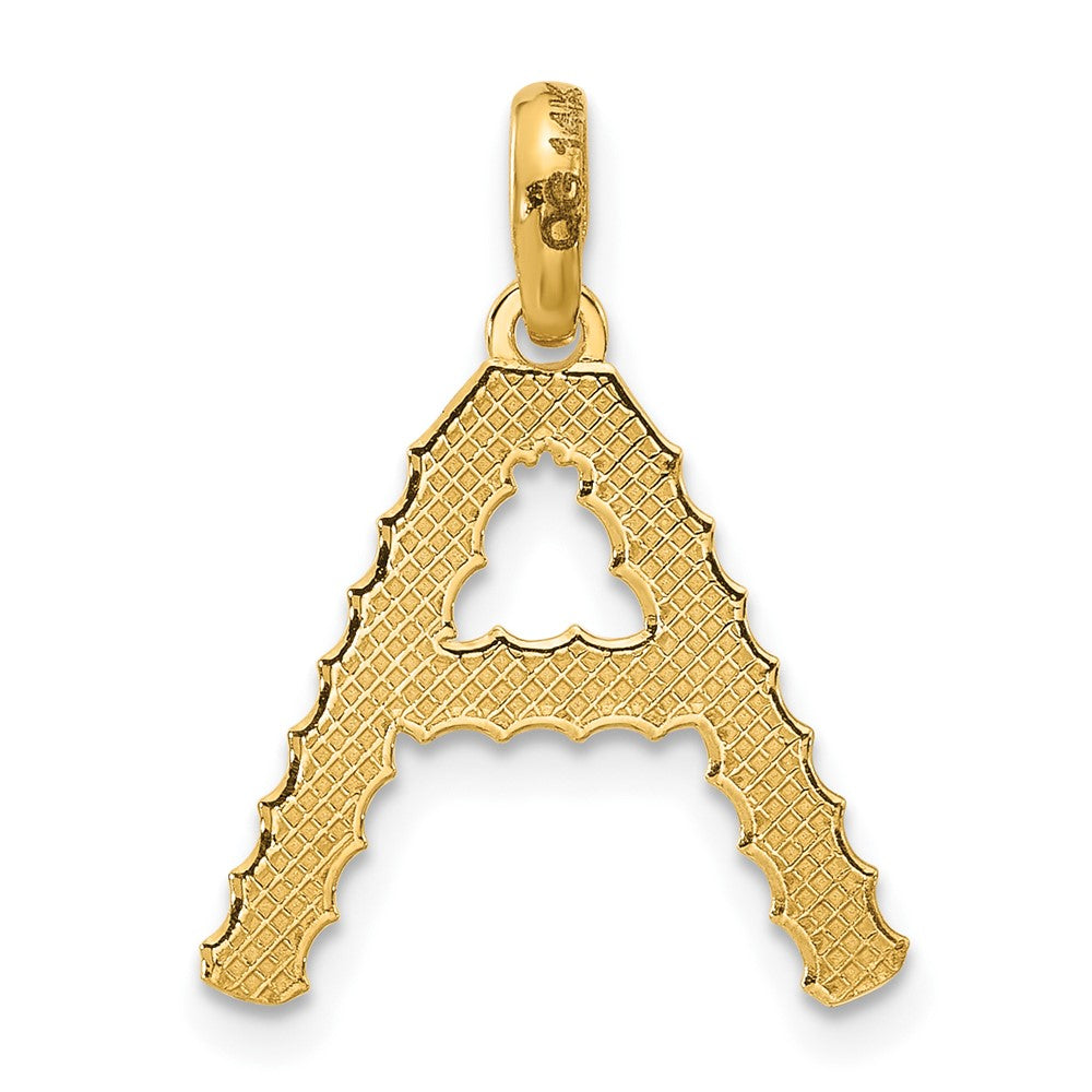 14ky Fancy Twist Letter A