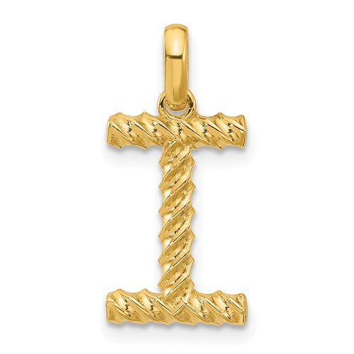 14ky Fancy Twist Letter I
