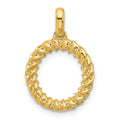 14ky Fancy Twist  Letter O
