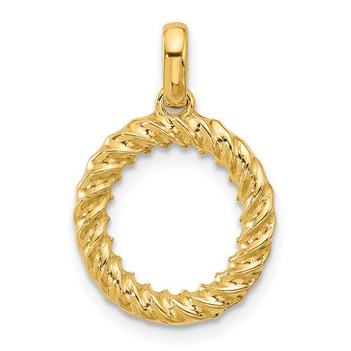 14ky Fancy Twist  Letter O