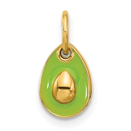 14ky Fancy Avocado With Green Epoxy