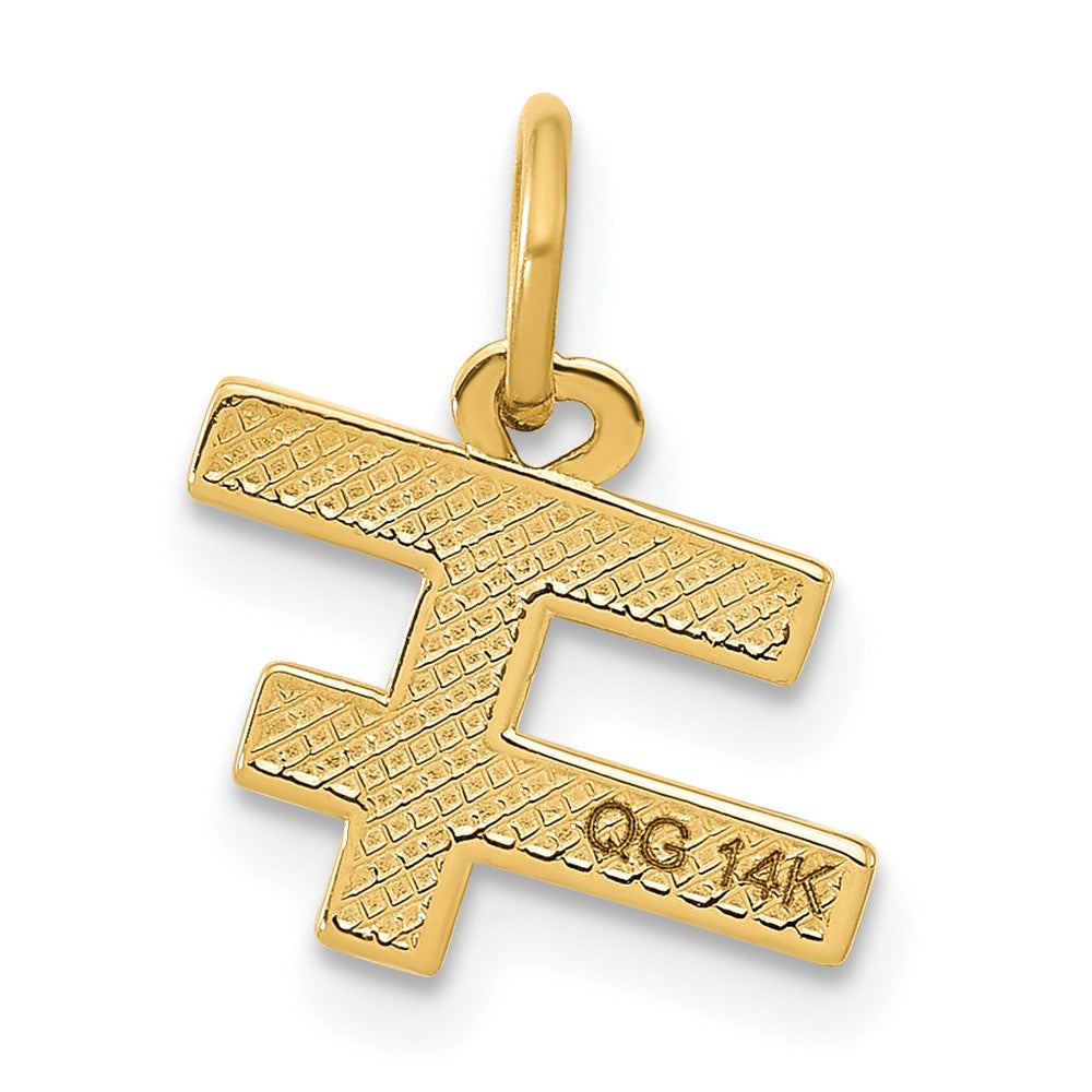 14k Fancy "GIRLS RULE WORLD