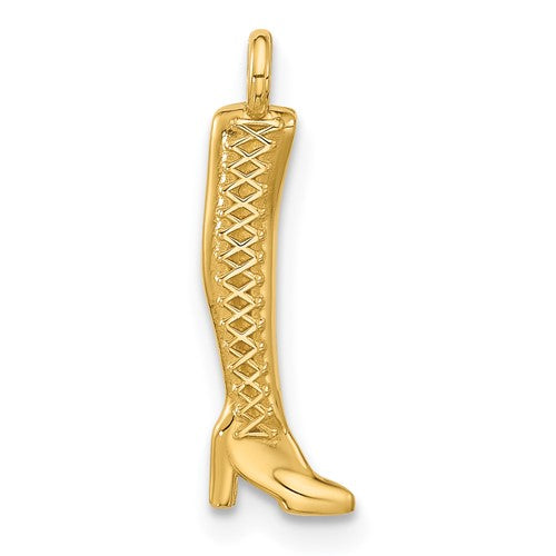 14k Fancy Thigh High Boot