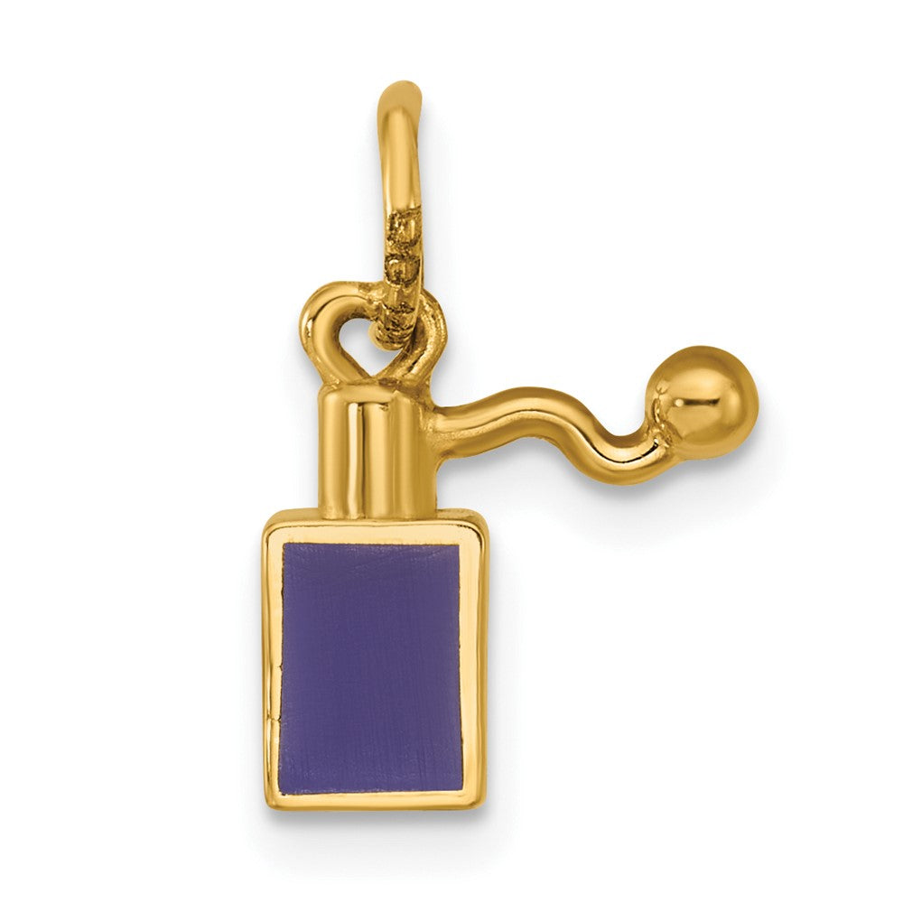 14ky Square Perfume Bottle Charm