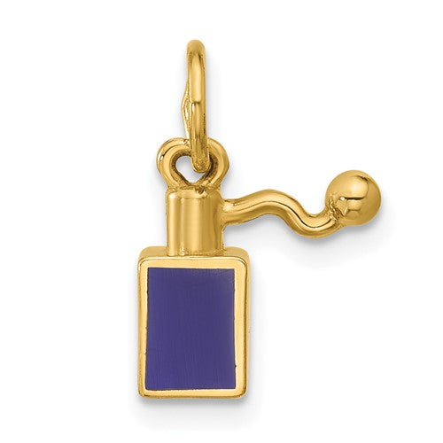 14ky Square Perfume Bottle Charm
