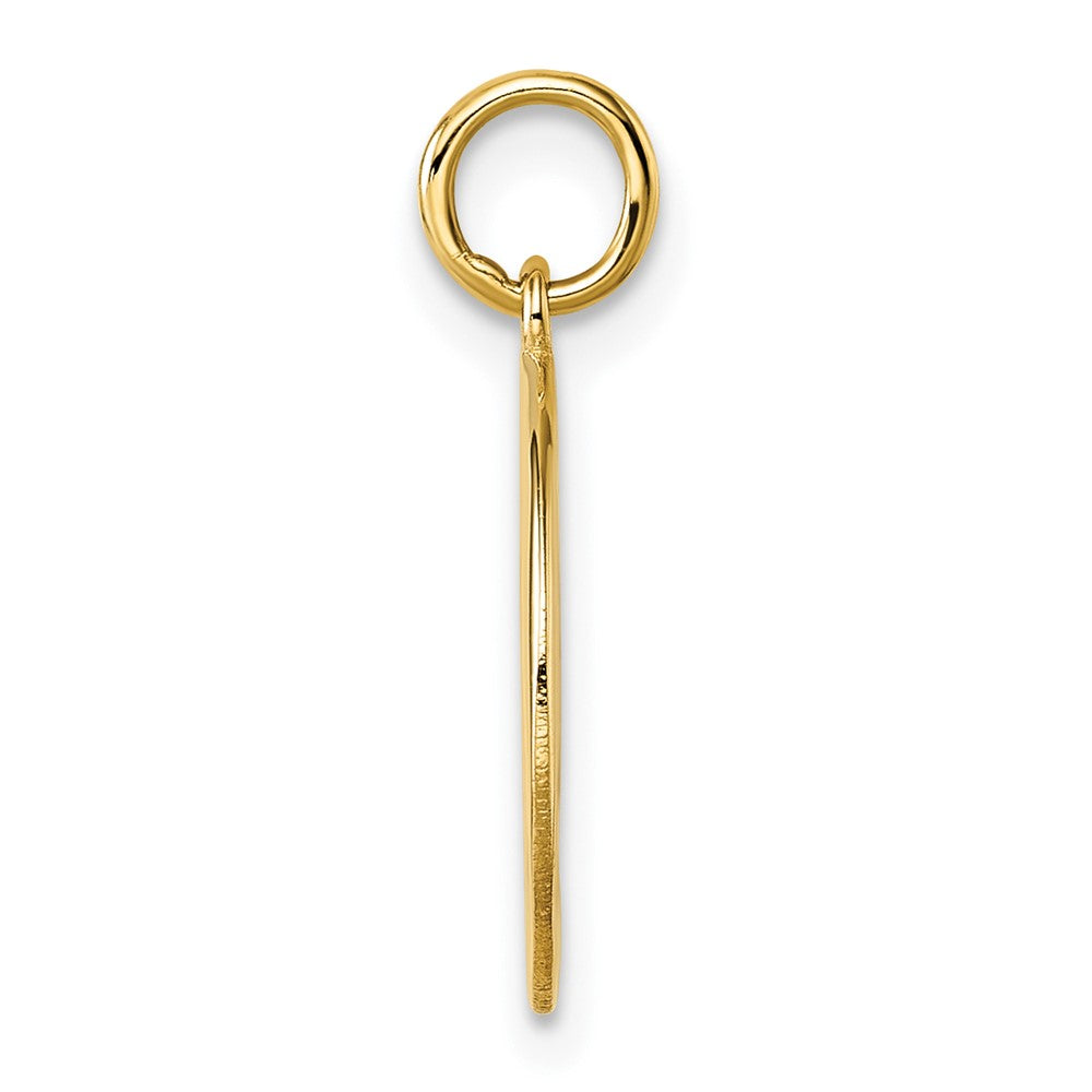 14K Polished Om Hinduism Symbol Pendant