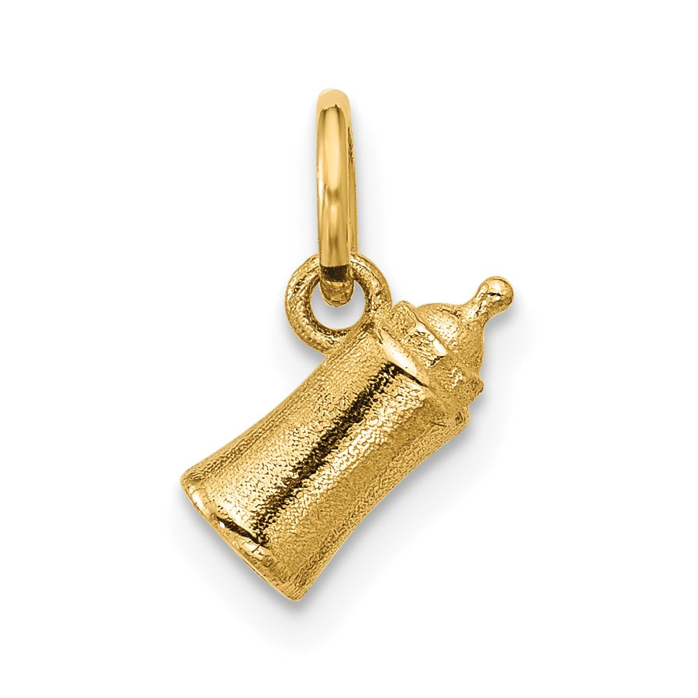 14K Polished Baby Bottle Pendant
