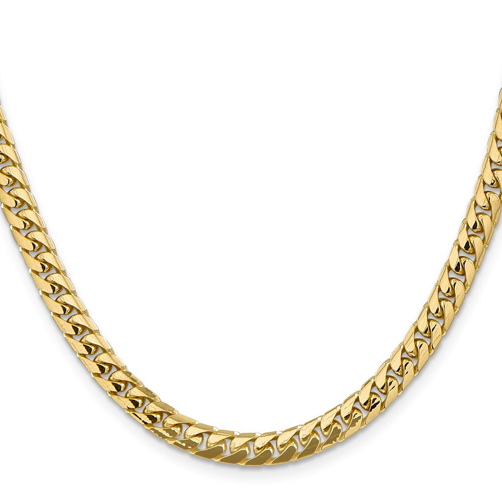 14k 5.5mm Solid Miami Cuban Chain