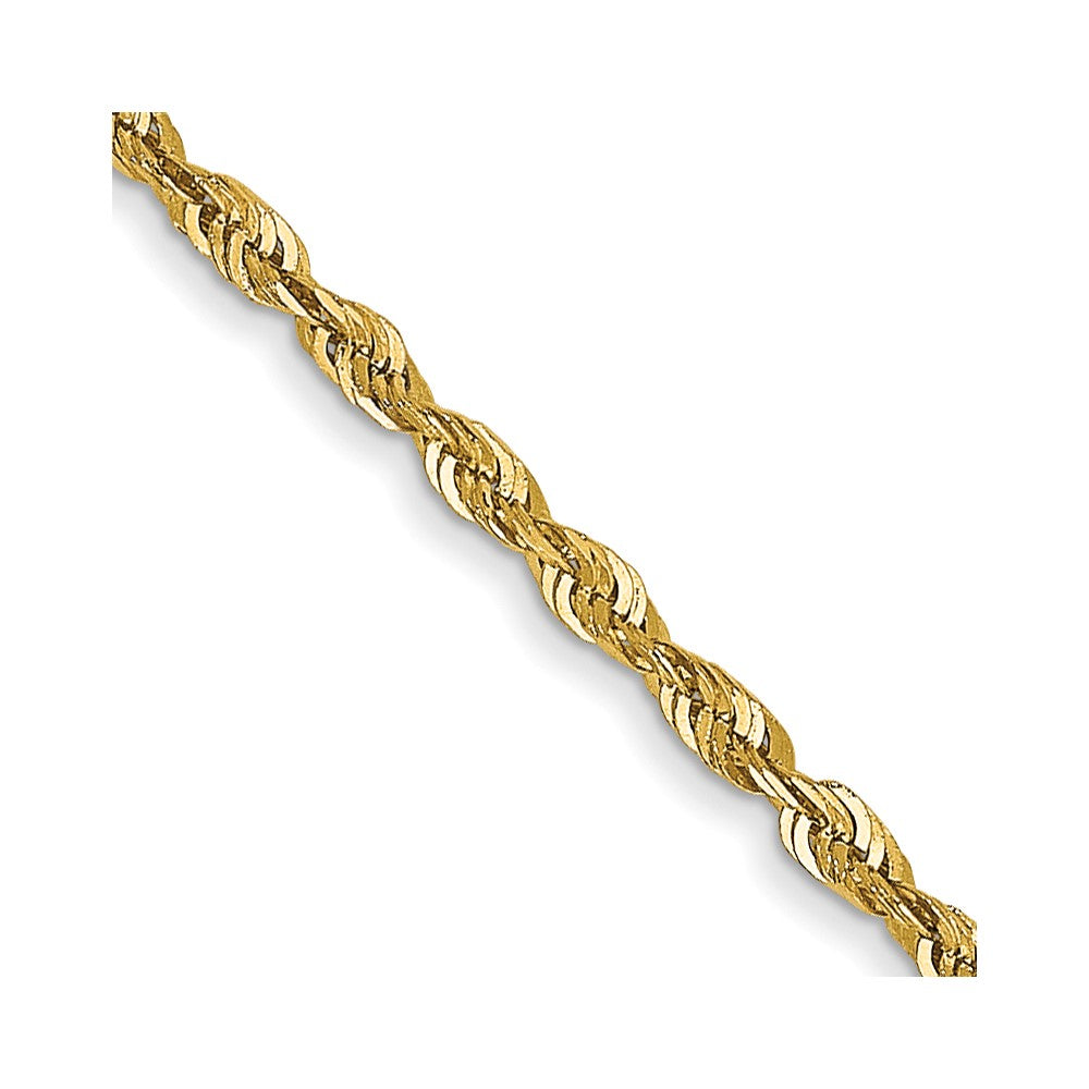 14k 1.5mm Ultra D/C Lightweight Rope Chain