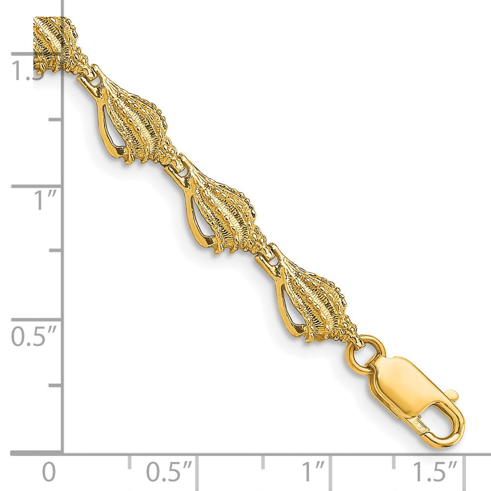 14k Conch Shell Bracelet
