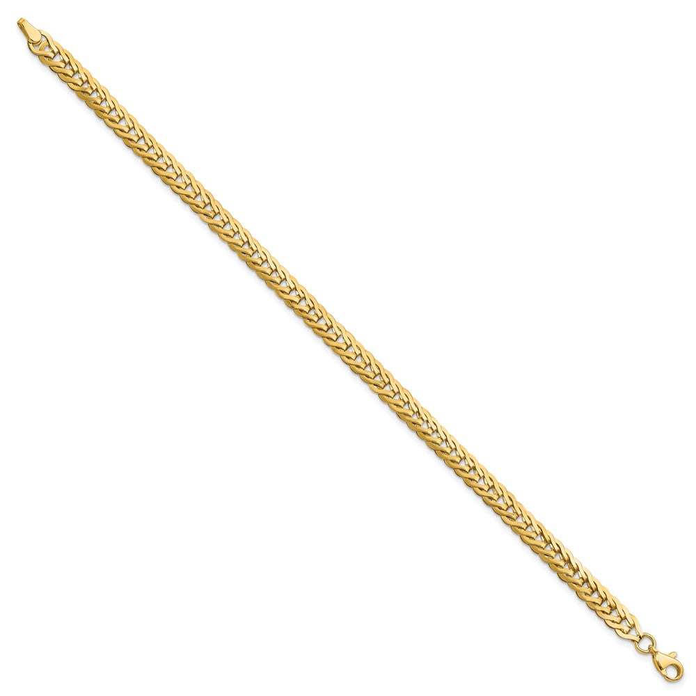 14K Polished Fancy Link 7.5in Bracelet