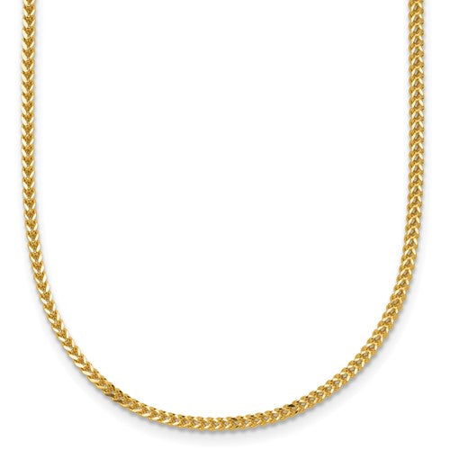 14k 1.3mm Franco Chain